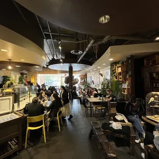 Inside looking toward the door