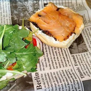 Lox Bagel Sandwich