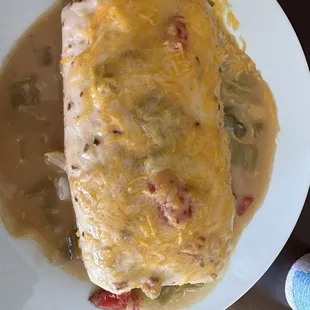 Green chili burritooooooo!!
