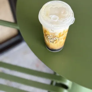 brown sugar tiger latte