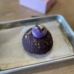 Ube Cheesecake Cream Puff
