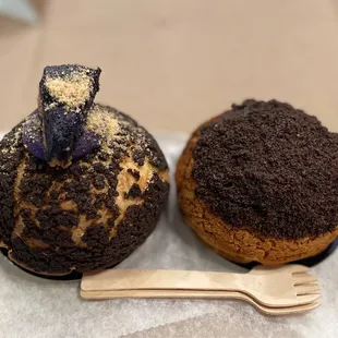 Ube Cream Puff and Cookies and Cream
