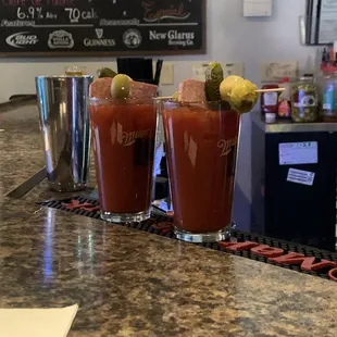 two bloody drinks