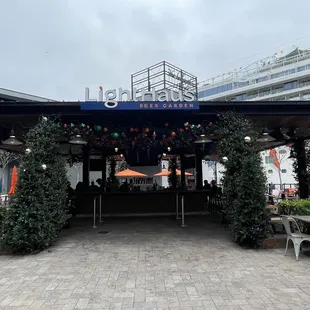 Lighthaus beer garden Dec 2022