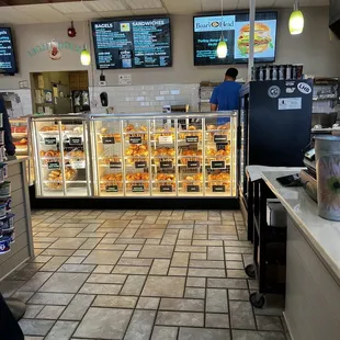 a man standing in front of the counter