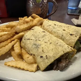 Philly Cheese Steak Wrap