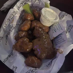 Chicken spikes. Carolina sauce