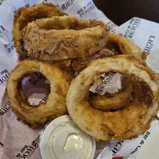 Half order onion rings