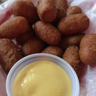 Mini corn dogs