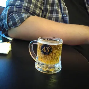 Mini beers available