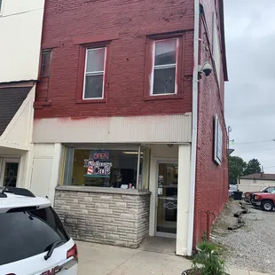 Front of lighthouse Cafe