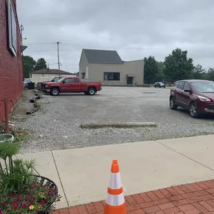 Parking lot of light house cafe
