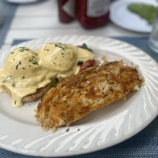 Eggs Florentine Hash Browns