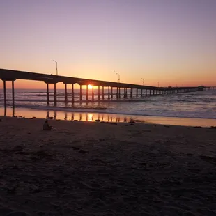 Sunset at the beach