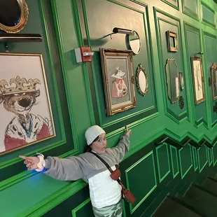 Love this green room