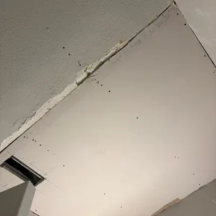 Ceiling they took days to fix