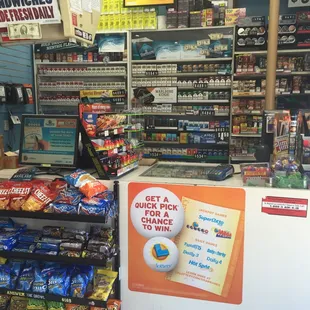 the store&apos;s convenience section