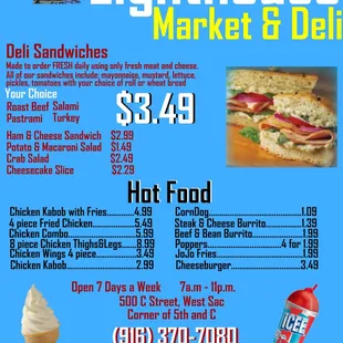 Lighthouse Market &amp; Deli Menu