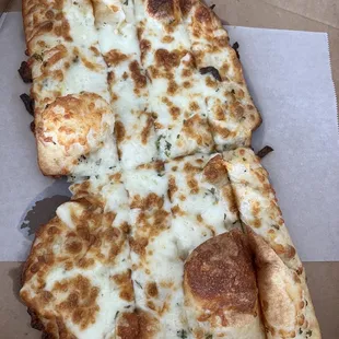 Cheesy garlic bread