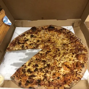 Half cheese half beef