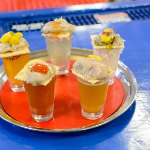 oysters and mussels, drink