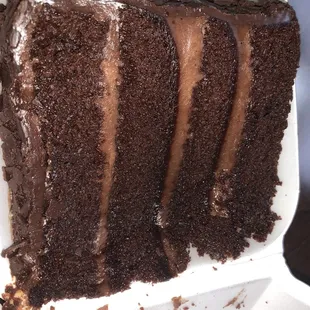 Chocolate cake $4.99 per slice