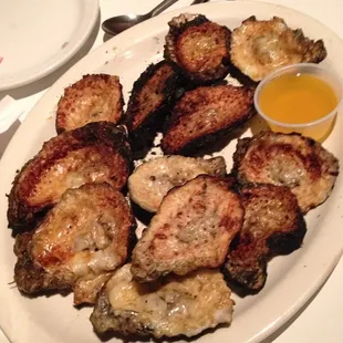 Worst charbroiled oysters ever.