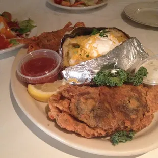 Soft shell crabs at Lighthouse on Grand Isle, Louisiana
