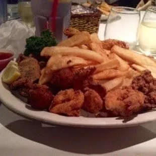 Seafood platter.