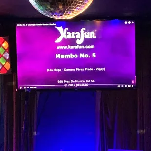 a disco ball hanging from the ceiling