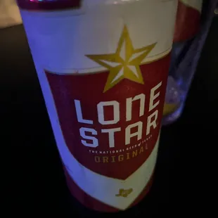 A lone star.