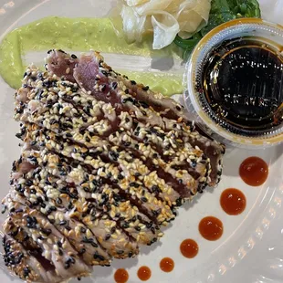 Delicious seared tuna  yummmmm