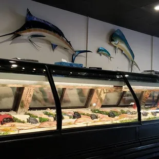 a fish display