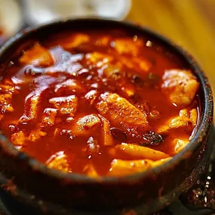Combination tofu soup - mild