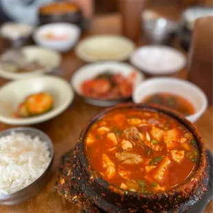 Oyster soondubu