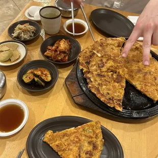 Large Kimchi Pork Pajun