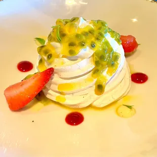 Passion Fruit Pavlova