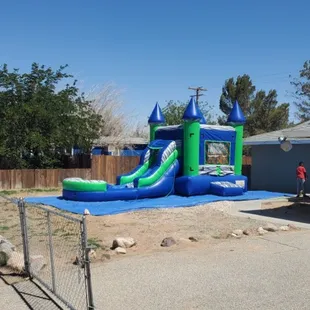 13x25ft mini waterslide combo