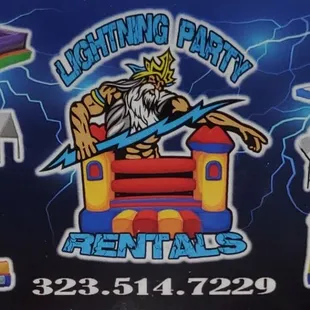 We rent chairs,tables,regular bounce castles,waterslides ,tents,and mechanical bull for double the fun.
