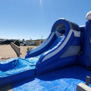 Baseball theme waterslide 
13x31ft