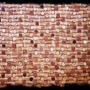 Wine cork wall @ Lightning Ridge Cellars in Sonoita, AZ