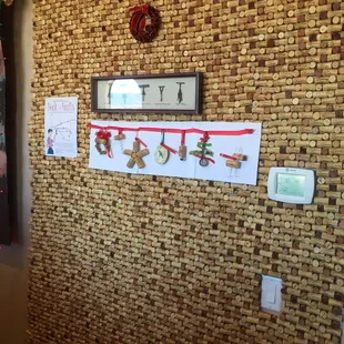 Amazing cork wall!
