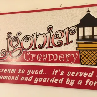 ice cream sign