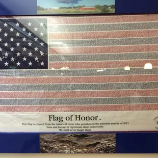 9-11 memorial flag