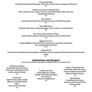 Dinner Menu 2