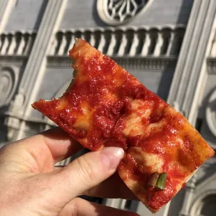 Pizza focaccia. Piece of my heart. $7.00.