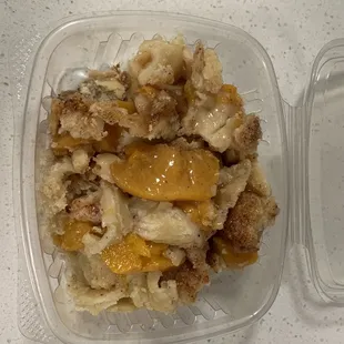 Vegan Peach Cobbler