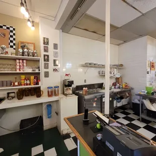 sushi and sashimi, interior