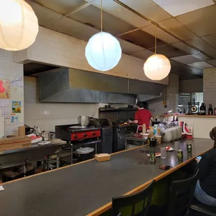 interior, sushi and sashimi