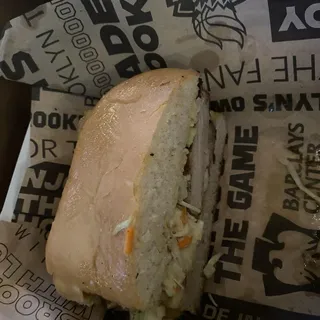 Jerk chicken sandwich